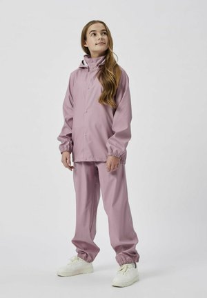 SET UNISEX - Dežne hlače - lilas