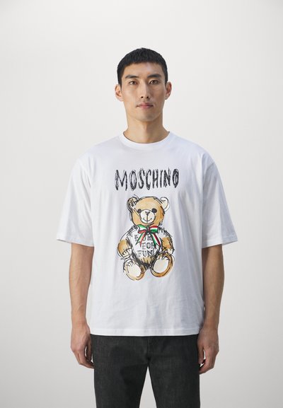MOSCHINO POETRY MESSAGES - Camiseta estampada - white