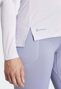 Adidas Terrex TERREX MULTI HALF ZIP LONGSLEEVE TEE - Top s dlouhým rukávem - silver dawn/white