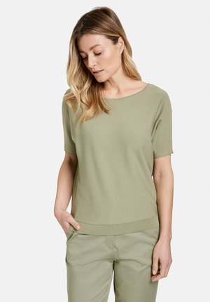Gerry Weber 370047-44027-2118 T-Shirt, Grigio/Grigio Panneaux Print, 42 Donna