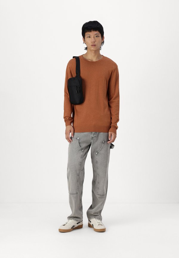 JJEEMIL CREW NECK - Jumper - mocha bisque4