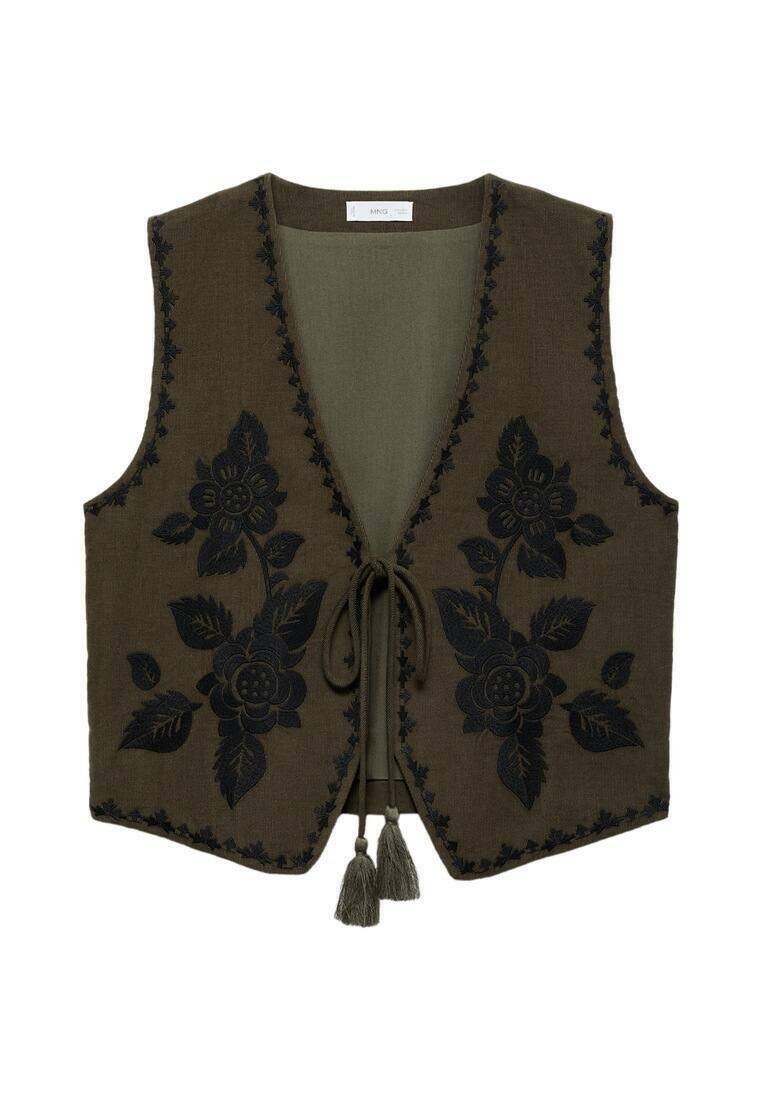 Mango Kids Bodywarmer groen