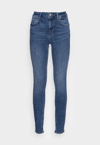 UP DIVINE - Calças de ganga de corte skinny - denim blue
