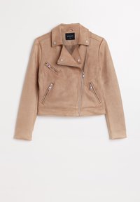 Faux leather jacket - nude