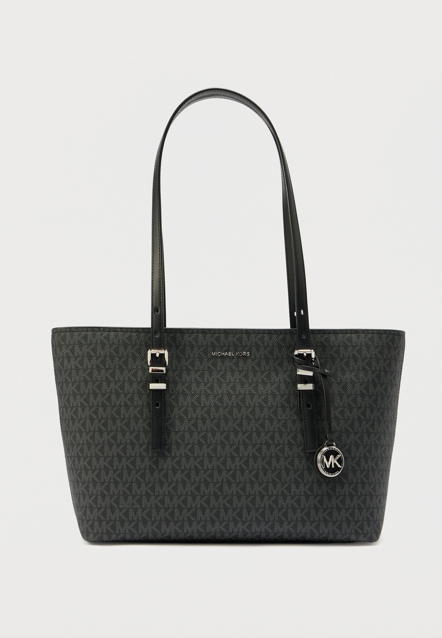 MICHAEL Michael Kors QUINN TOTE - Handbag - black - Zalando.co.uk