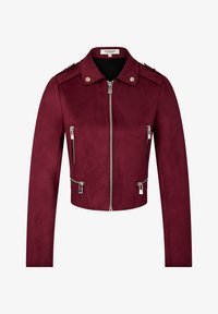 Morgan STRAIGHT WITH EFFECT Veste en similicuir bordeaux