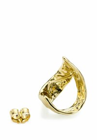 Jane Kønig BIG BREAKUP - Jedna náušnica - gold plated silver coloured