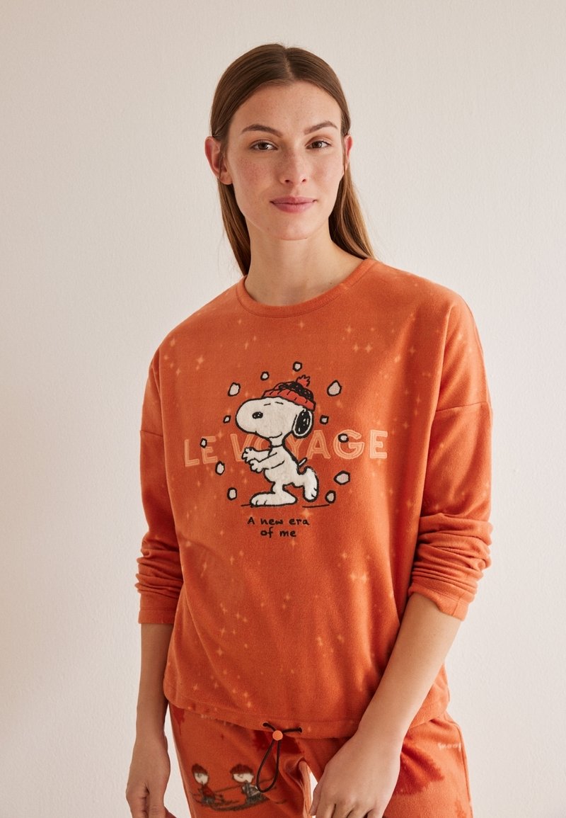 women'secret THE PEANUTS SNOOPY VOYAGE - Pyjamas - naranja/orange ...