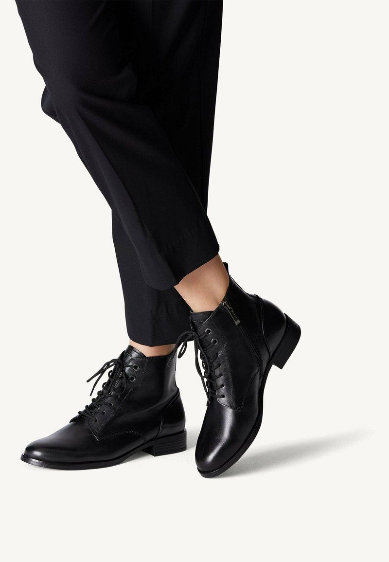 TAMARIS Dames Comfort Boot Heel Enkellaarzen, zwart, 38 EU, zwart, 38 EU