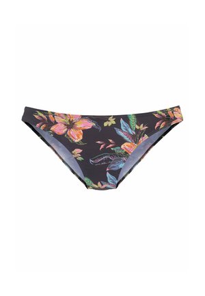 LASCANA, LASCANA BIKINI-HOSE - Bikini bottoms - anthrazit-bedruckt
