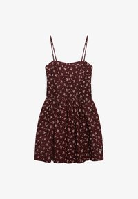 Ikke valgt, burgundy bouquet ditsy