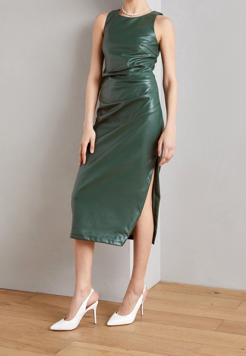 Anna Field Shift dress - dark green - (Pre-owned) - Zalando.ie