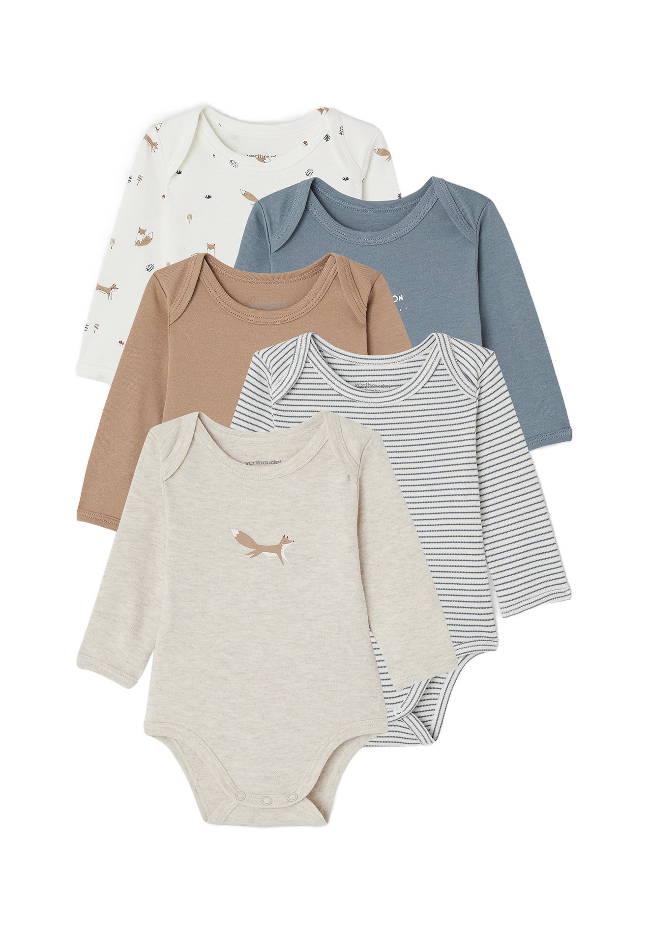 Vertbaudet 5ER PACK Body beige meliert beige Zalando