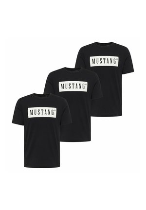 3 PACK - T-Shirt print - schwarz