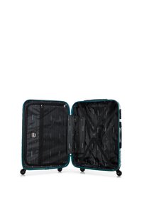 WITTCHEN MEDIUM SUITCASE WITH LUGGAGE TAG FROM ABS - Trolley - green