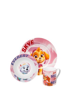 Paw Patrol, UNISEX SET - Kids' tableware set - rosa