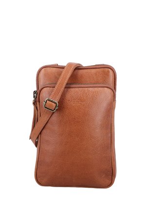 Gusti Leder BELINA - Torba preko tijela - braun