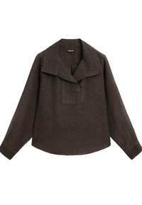 Massimo Dutti Blouse - dark brown