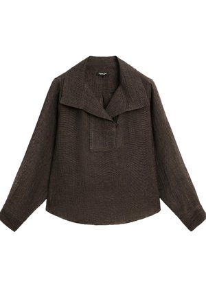 Massimo Dutti Blouse - dark brown