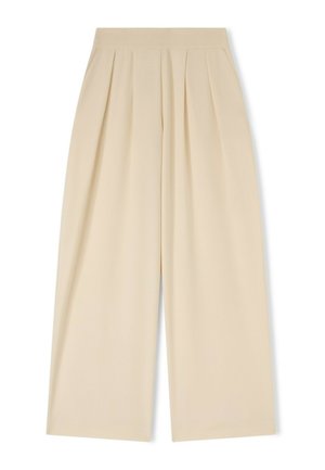 Motivi, PANTALONI PALAZZO A VITA ALTA CON PINCES - Bukser - bianco