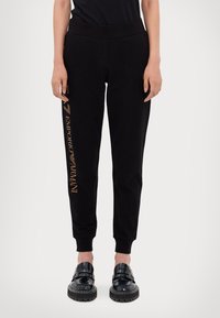 EA7 Emporio Armani TROUSER - Träningsbyxor - black