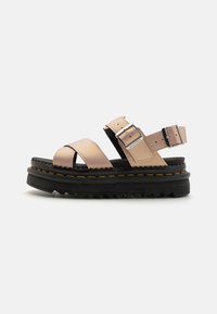 VOSS II - Platform sandals - powder pink/gold shift