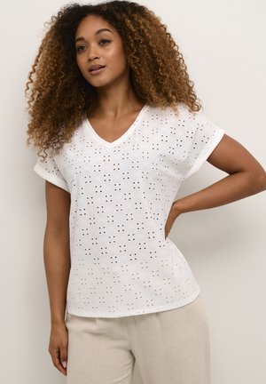 SINA  - T-shirt imprimé - bright white