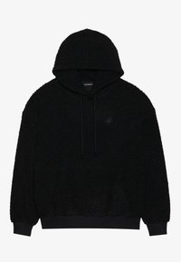 TEDDY HOODIE - Camisola de lã polar - black