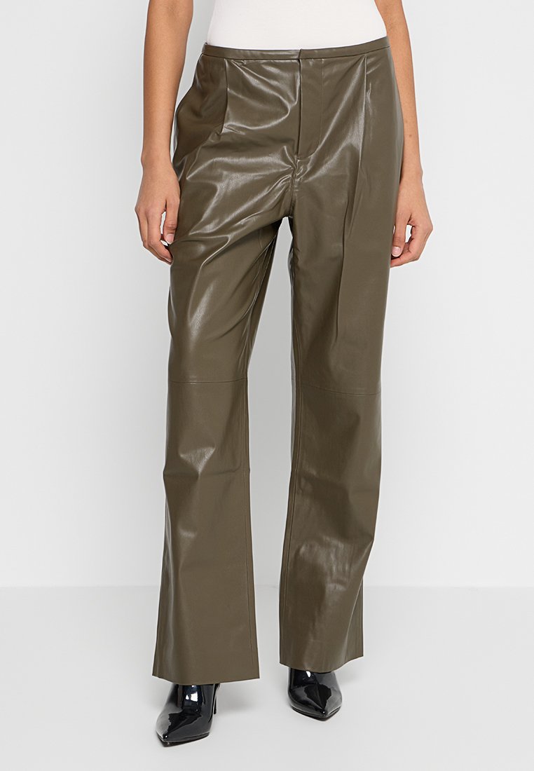 Proenza Schouler White Label Broek kaki Proenza Schouler White Label Broek kaki