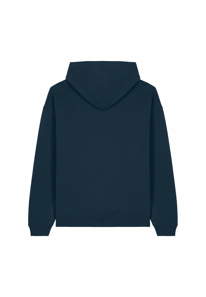 Felpa Lunga Con Cappuccio Generisch A Pois – Blu Navy, Taglia L – Morbida In Misto Cotone (80% Poliestere, 20% Cotone) – 280 G/m² - 3