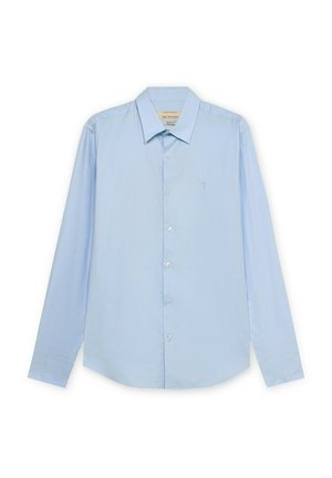 Trussardi, MICROARMATURATA - Vapaa-ajan kauluspaita - blue amalfi
