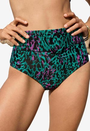 Bikini-Hose - green belted
