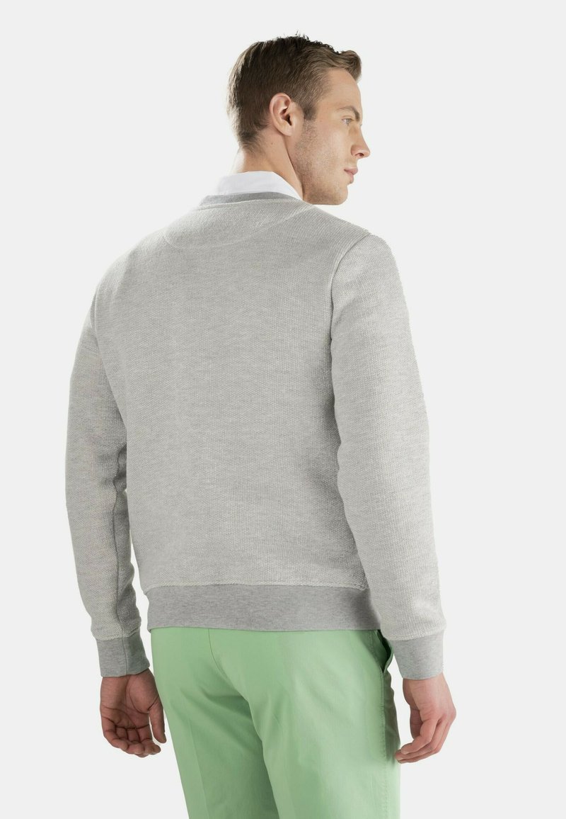 Herren Strickjacken | Harmont & Blaine SWEATSHIRT WITH LOGO Strickpullover argento/silberfarben - TZ05578 Herren Strickjacken | Harmont & Blaine SWEATSHIRT WITH LOGO Strickpullover argento/silberfarben - TZ05578