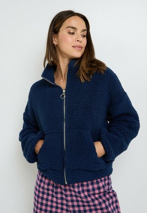 Giacca in pile - bleu