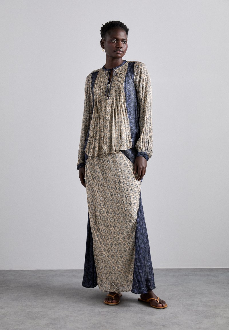 rag & bone DELANCY SKIRT - Maxi skirt - beige - Zalando.ie