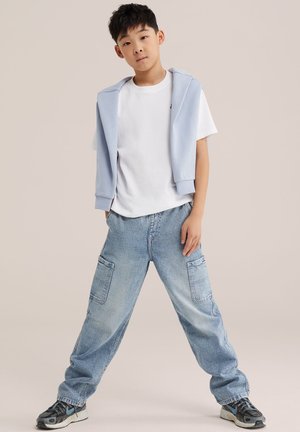 WE Fashion, BLUE RIDGE - Vaqueros boyfriend - light blue