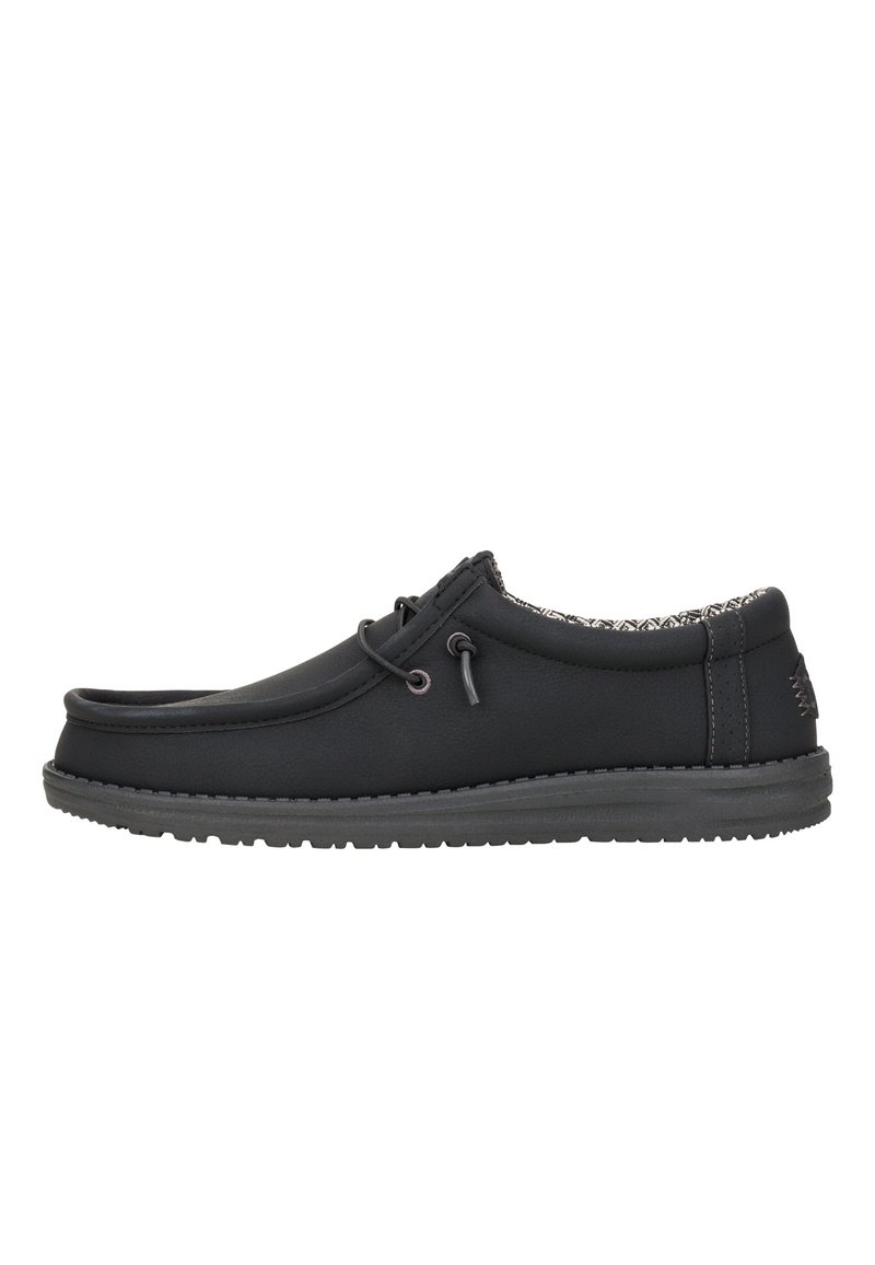 HEYDUDE Wally Classic - Slip-On Schuhe - Bootsschuh - black charcoal