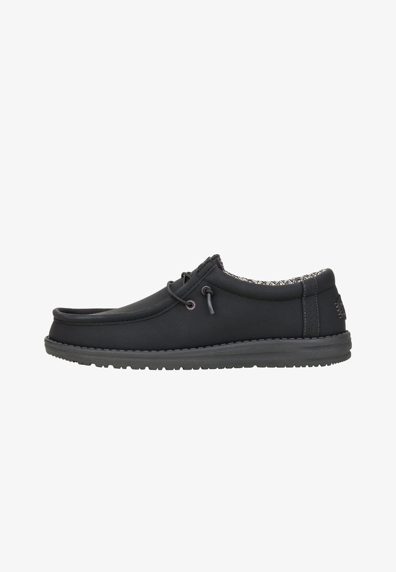 HEYDUDE Wally Classic - Slip-On Schuhe - Bootsschuh - black charcoal