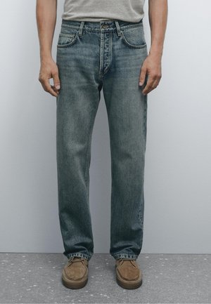 Massimo Dutti STRAIGHT-LEG - Straight leg jeans - blue denim