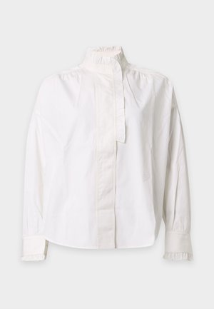 Tommy Hilfiger, BLOUSE WITH RUFFLES - Blouse - optic white
