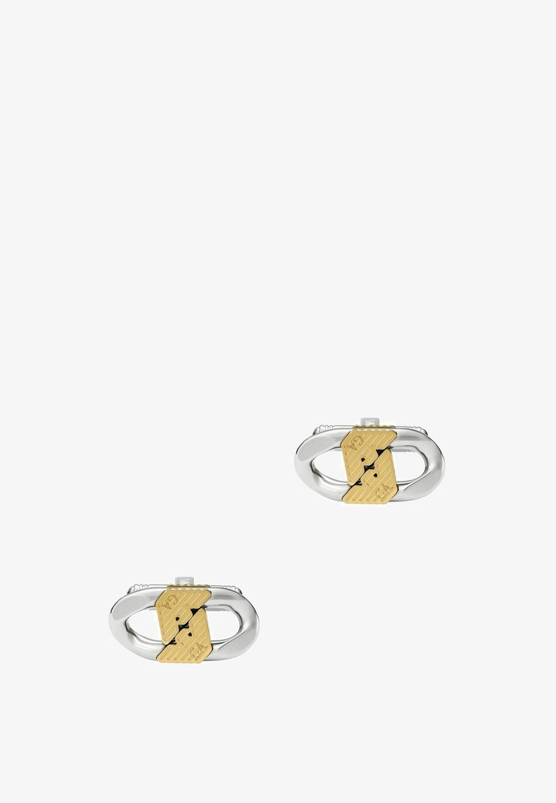 Hopeakuvat, joissa keskellä on kultainen, teksturoitu timantin muotoinen korostus, kiiltävällä pinnalla ja minimalistisella designilla.