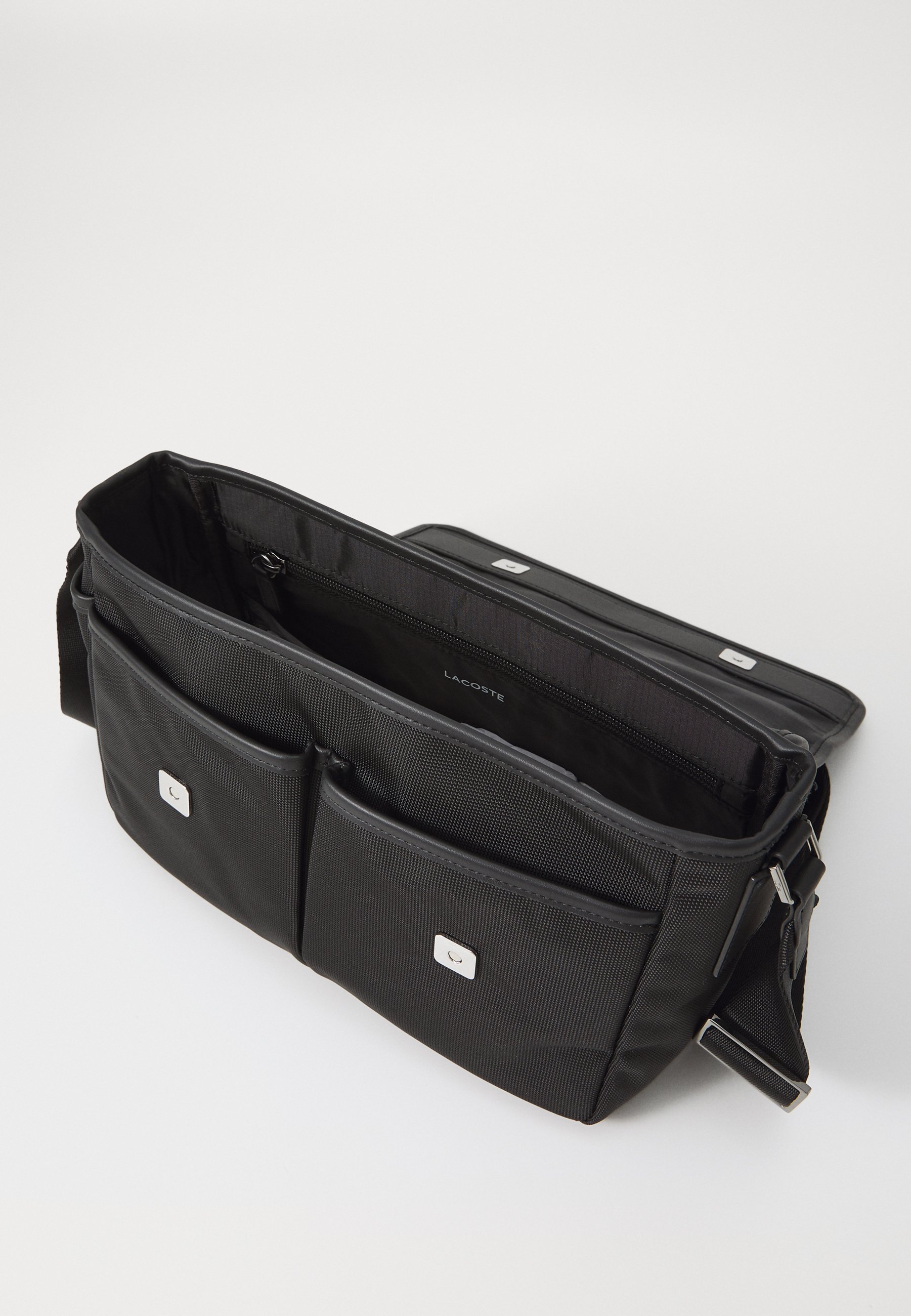Lacoste MESSENGER BAG - Cross body bag - noir/black - Zalando.ie