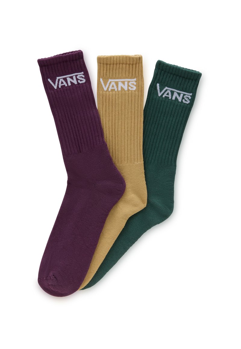 Vans 3 PACK CLASSIC CREW - Calze - antelope
