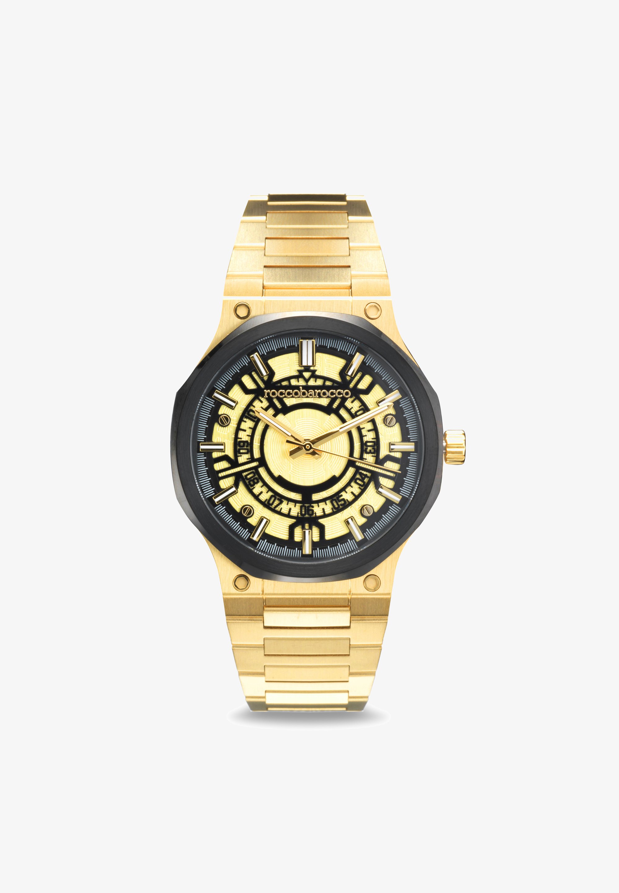 Roccobarocco HYPNOTIC Orologio gold coloured black/dorato