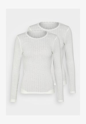 Marks & Spencer, THERMAL 2 PACK - Nachtwäsche Shirt - white