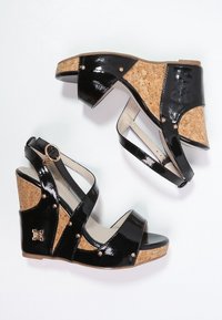 Laura Biagiotti High heeled sandals - black