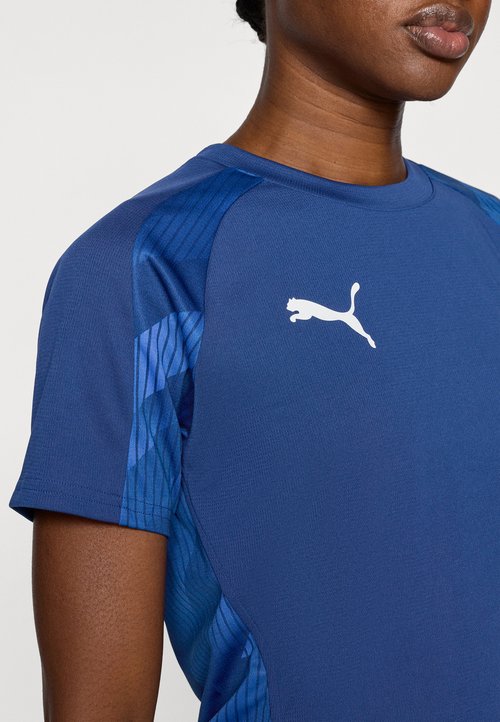PUMA INDIVIDUALBLAZE - Sports T-shirt - blue jewel/white — photo 6