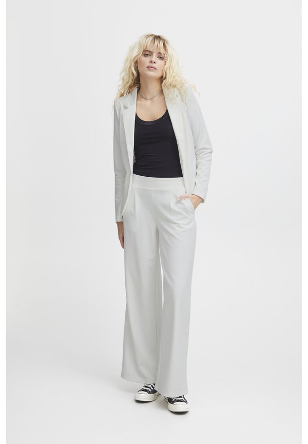KATE WIDE - Trousers - cloud dancer3