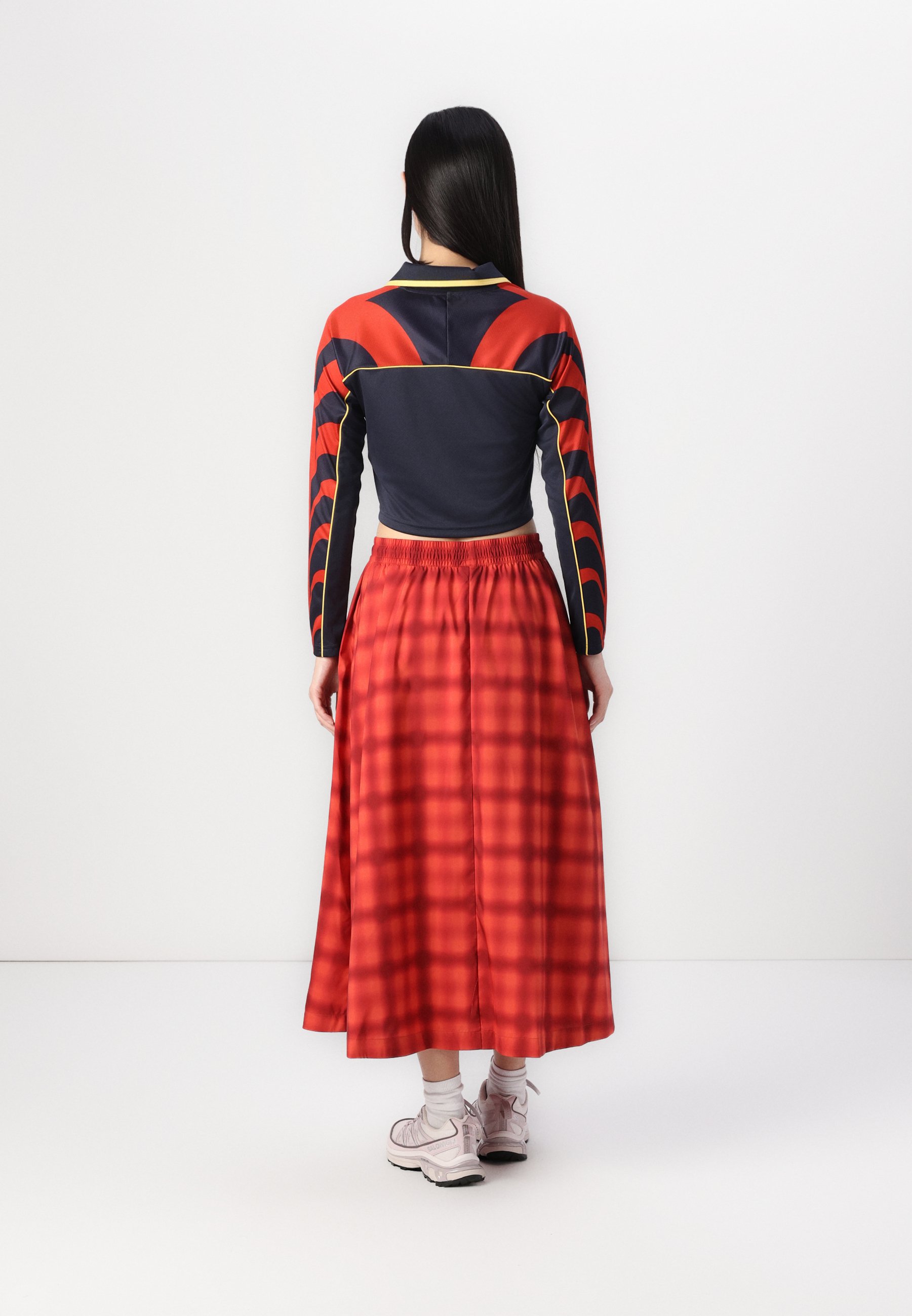 スカート DARK RED RUM band design skirt DARK RED RUM band design skirt