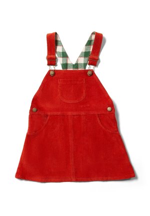 CLASSIC PINAFORE - Day dress - red